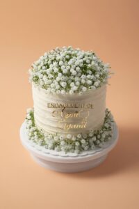 Baby Breath Flower Cake