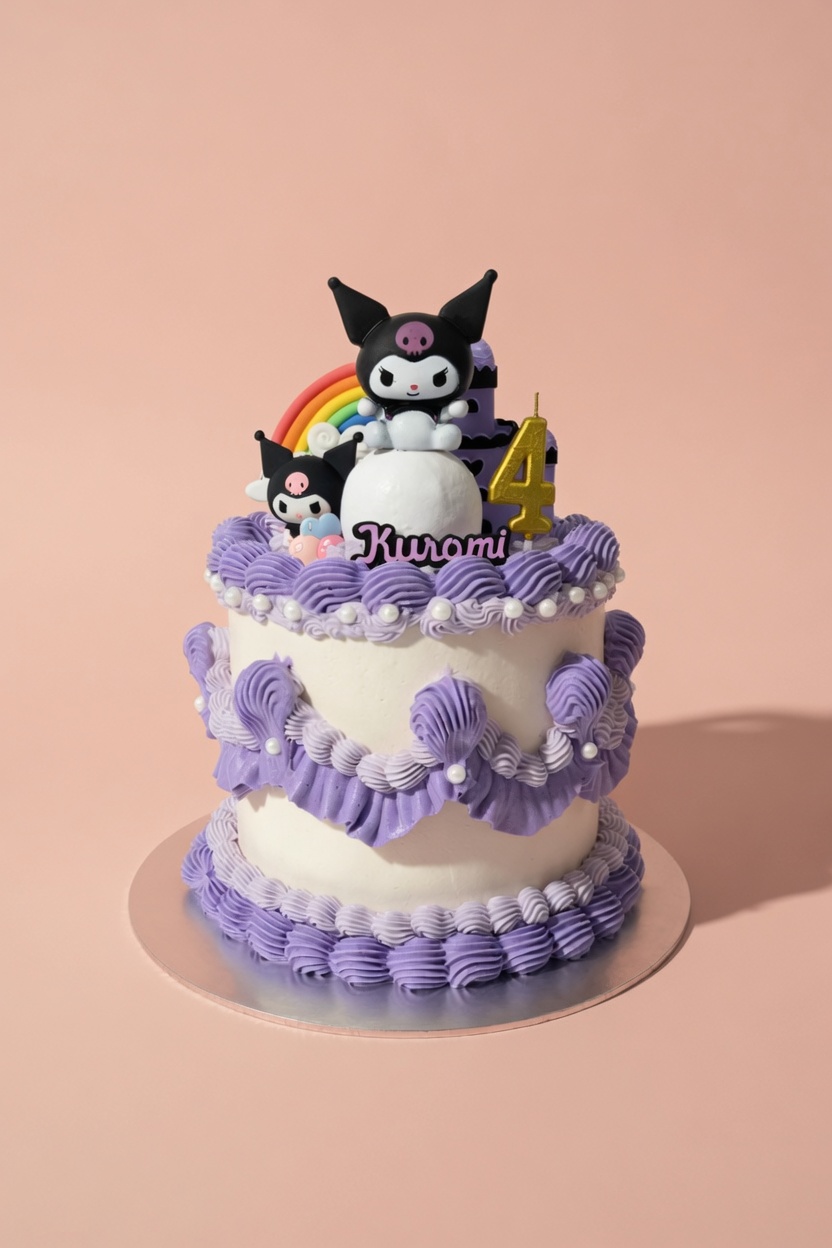 Kuromi Vintage Cake